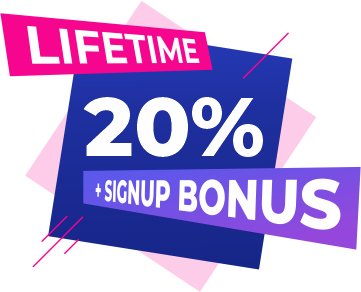 Click tracker - Earn 20% for every sale that you refer